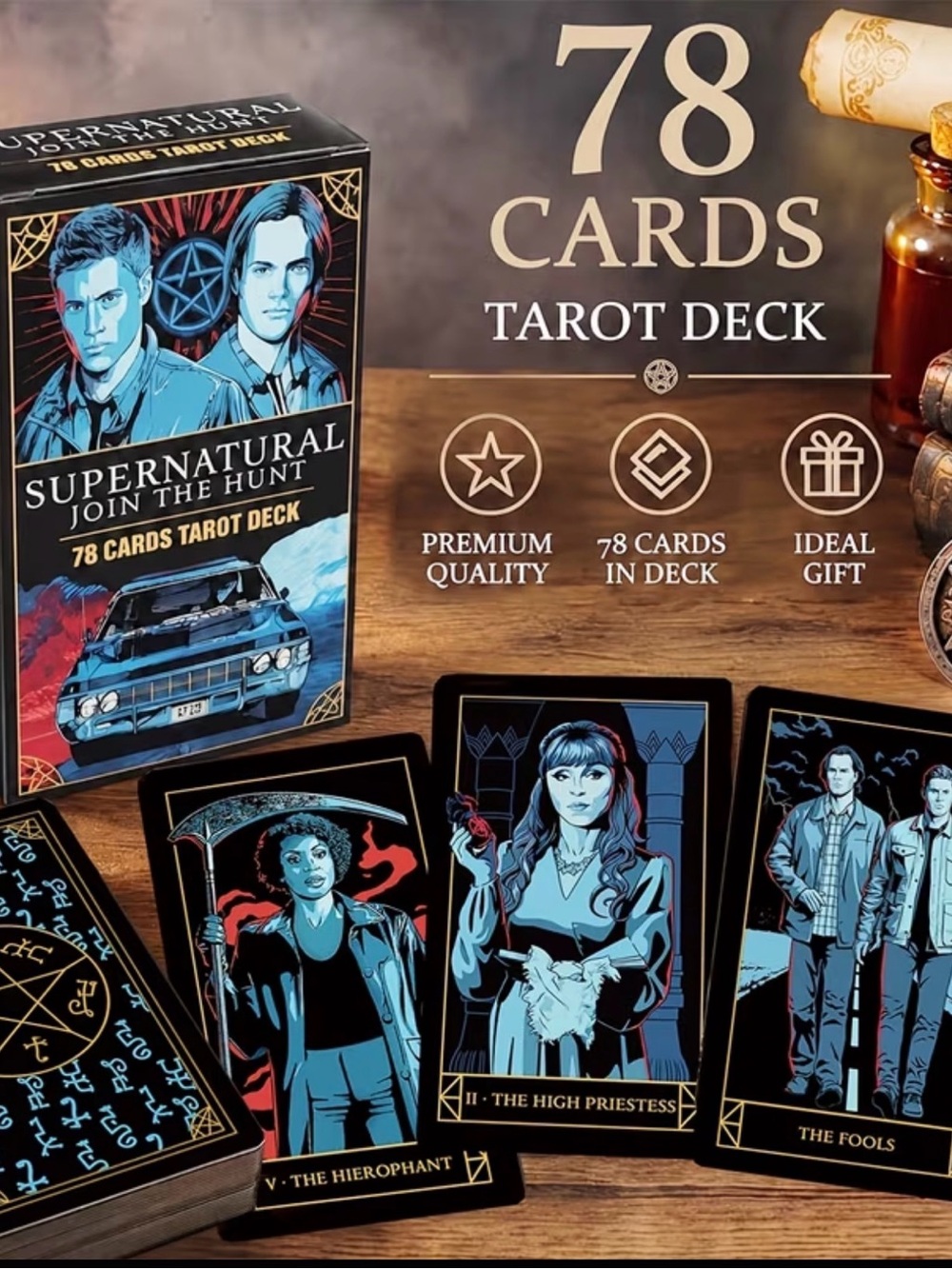 Supernatural Horror TV Tarot Deck NEW Anime Cards Games TCG Toys Fantasy Home